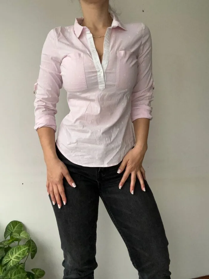 Camisa Zara rosa