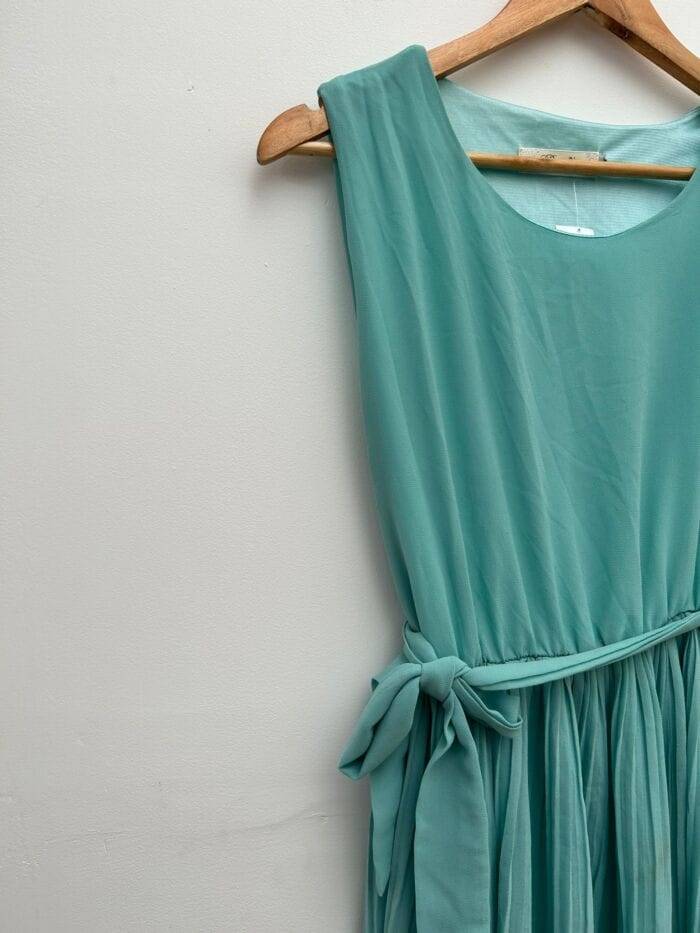 Vestido fiesta verde L - Imagen 2