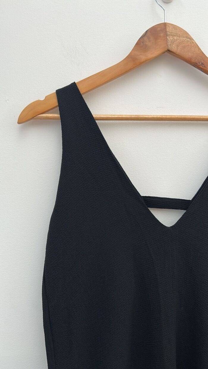 Vestido Negro bretel grueso L - Imagen 2