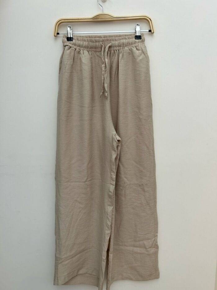 Conjunto Beige Camisa y Pantalón XXL - Imagen 4